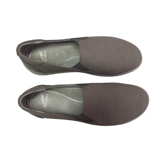 Dansko Gray Flats Comfortable Slip-Ons - Picture 3 of 8